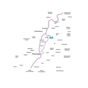 Karte Routen Weser 1